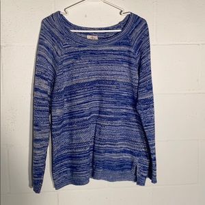 StJohns Bay  sweater XL VGC blue & white